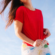 LUNA T-Shirt rot
