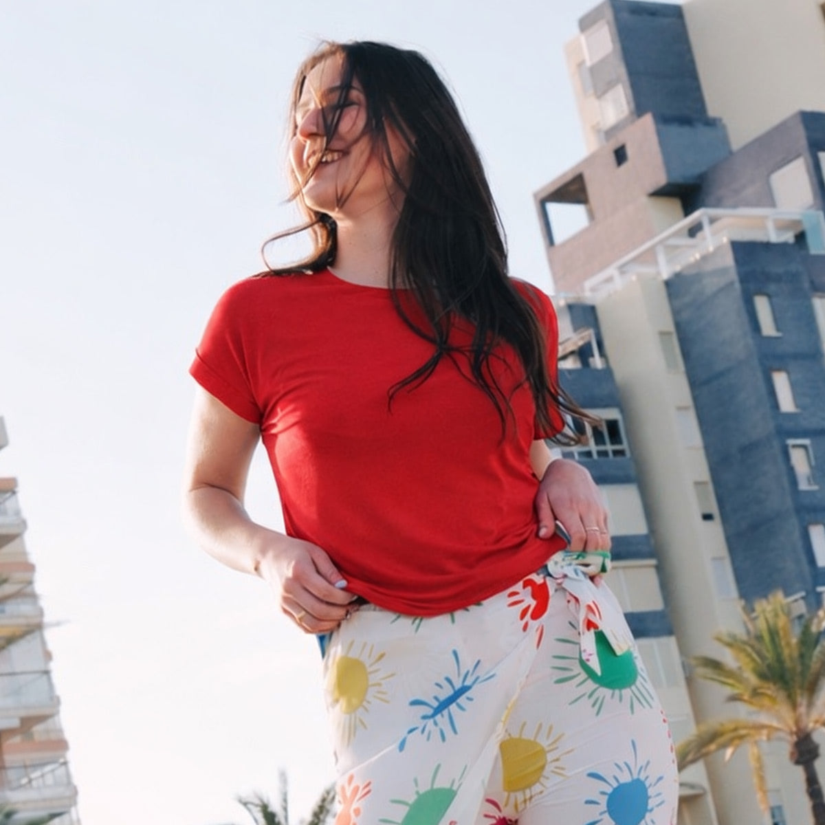 LUNA T-Shirt rot