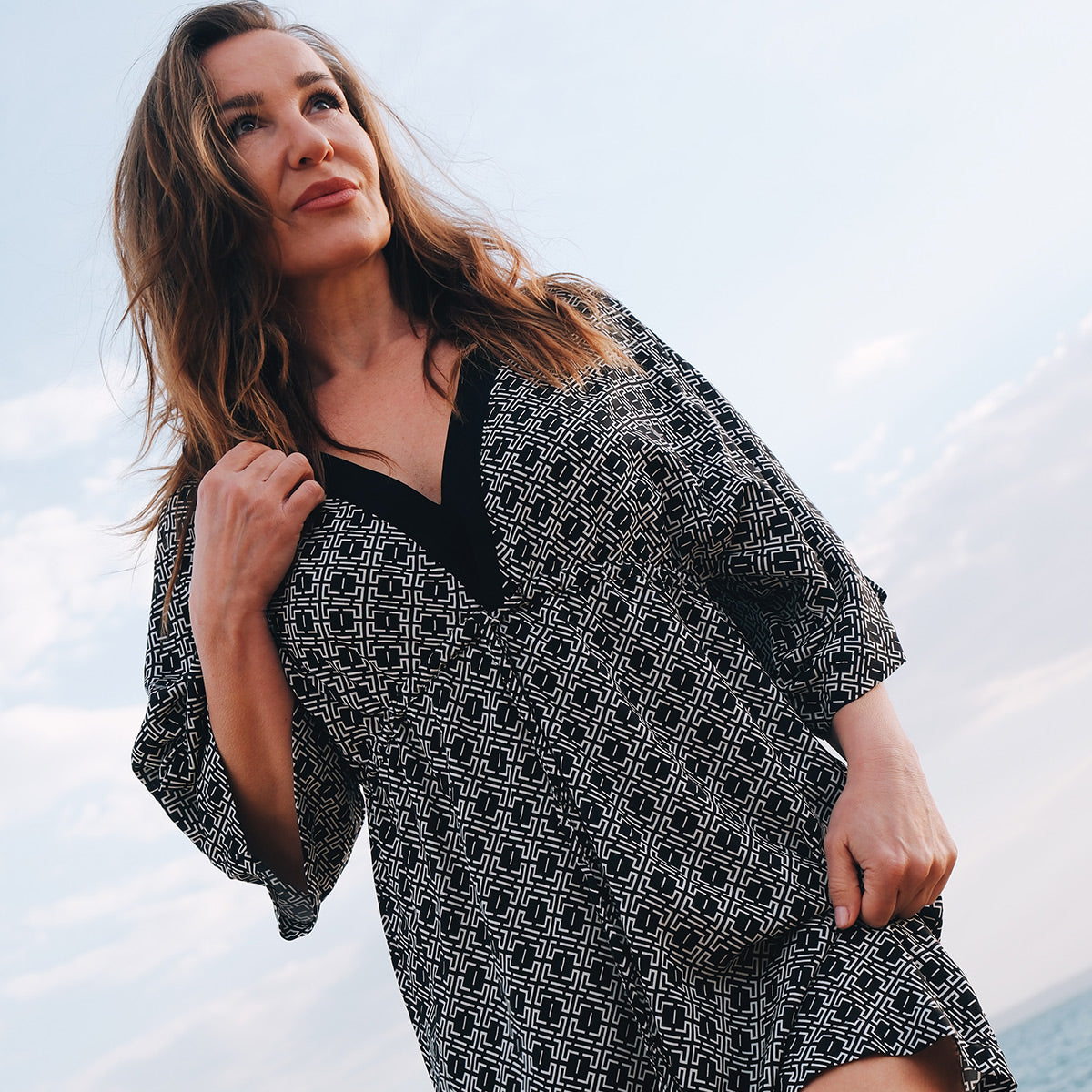 CARLOTTA leichtes Strandkleid