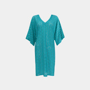 MELISSA elegantes Sommerkleid türkis