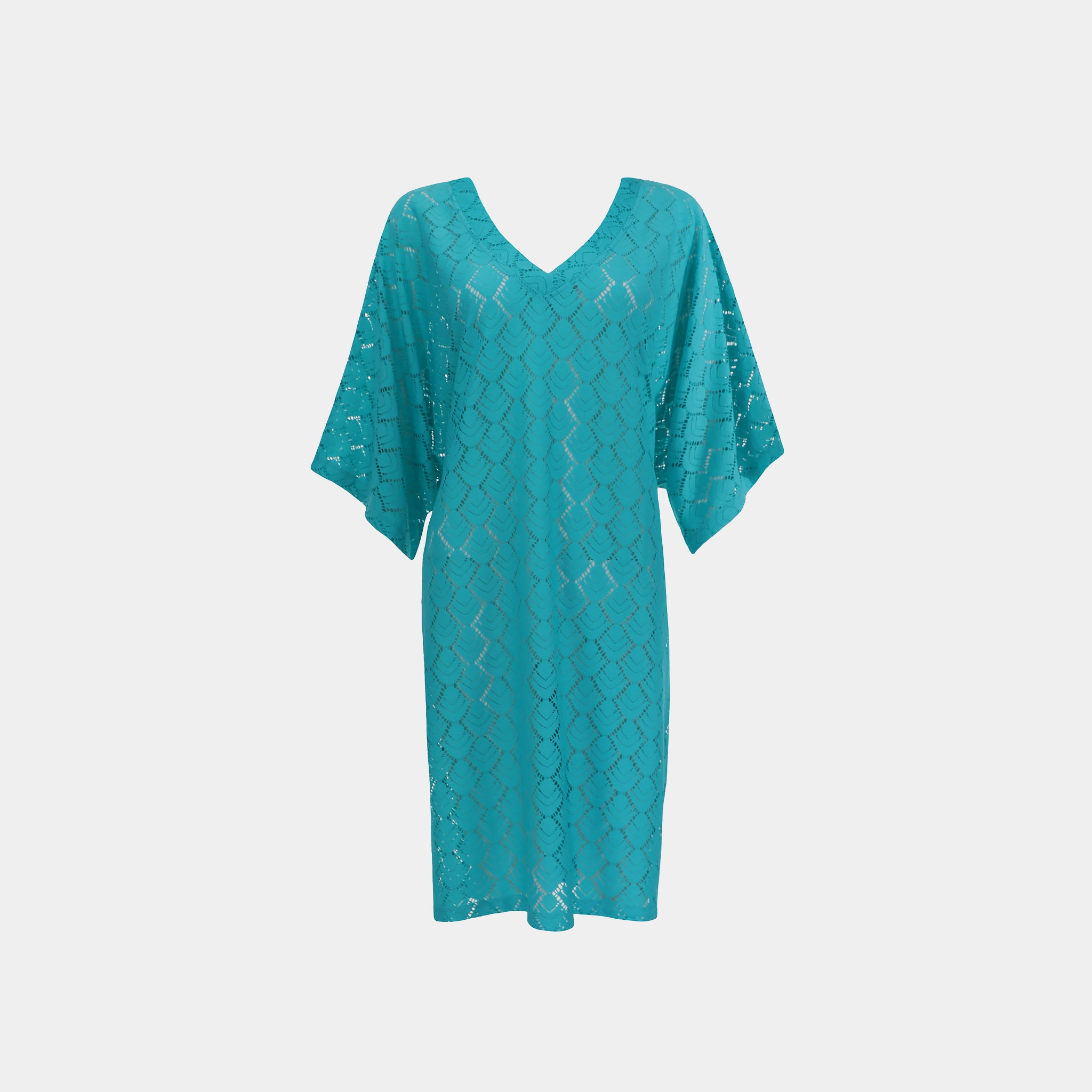 MELISSA elegantes Sommerkleid türkis
