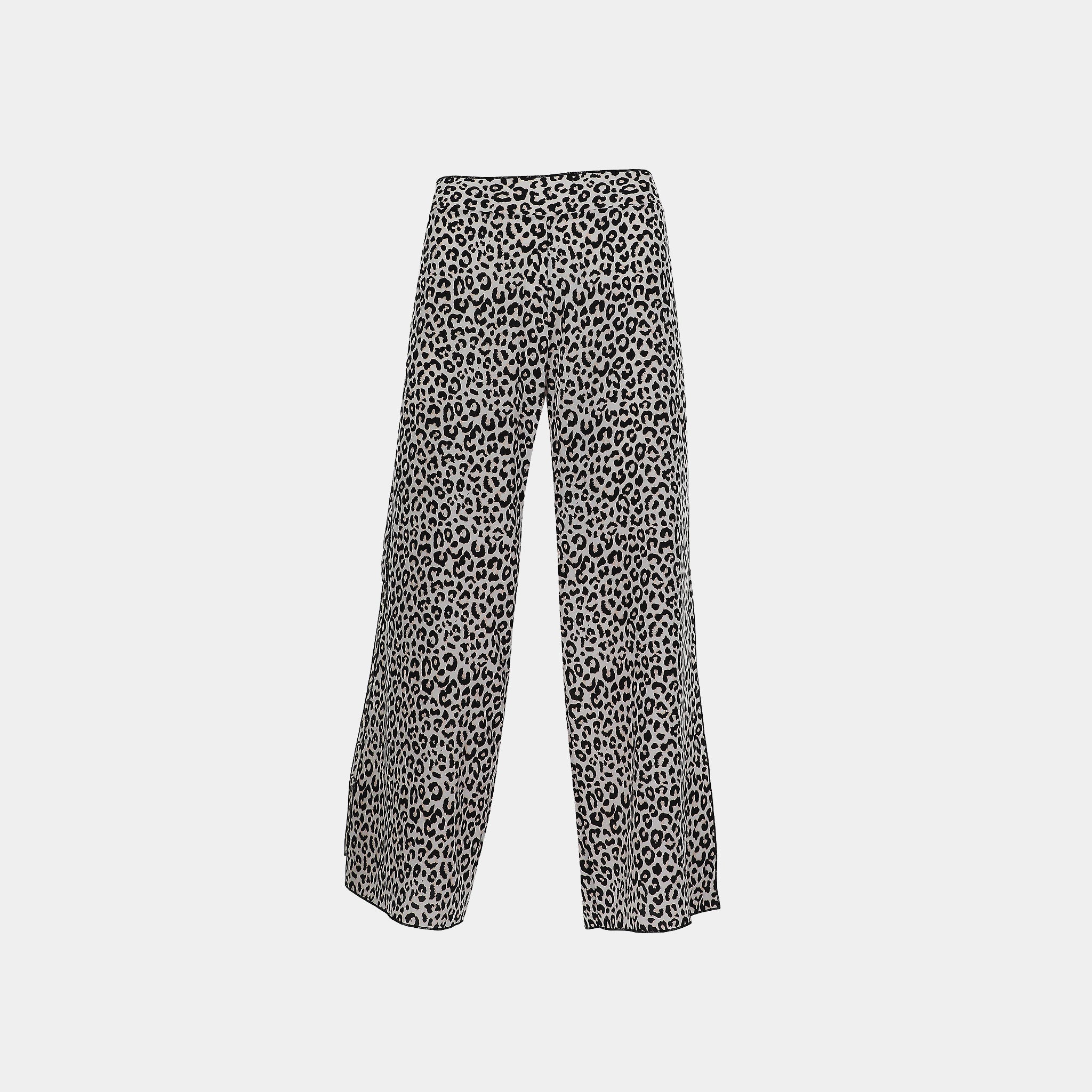 PAULA leichte Leo-Sommerhose mit Beinschlitz