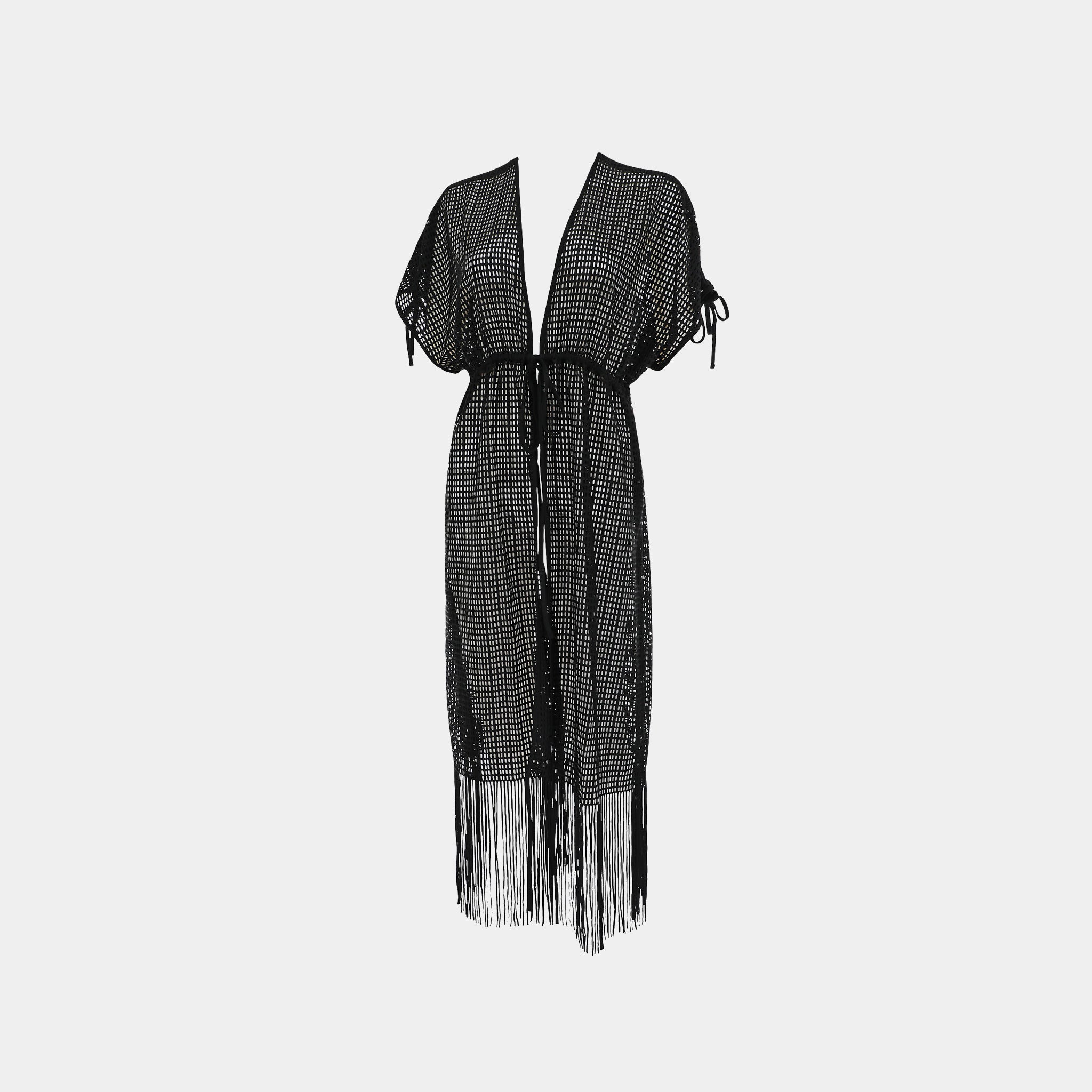 GIULIA Fransenkleid kurz schwarz