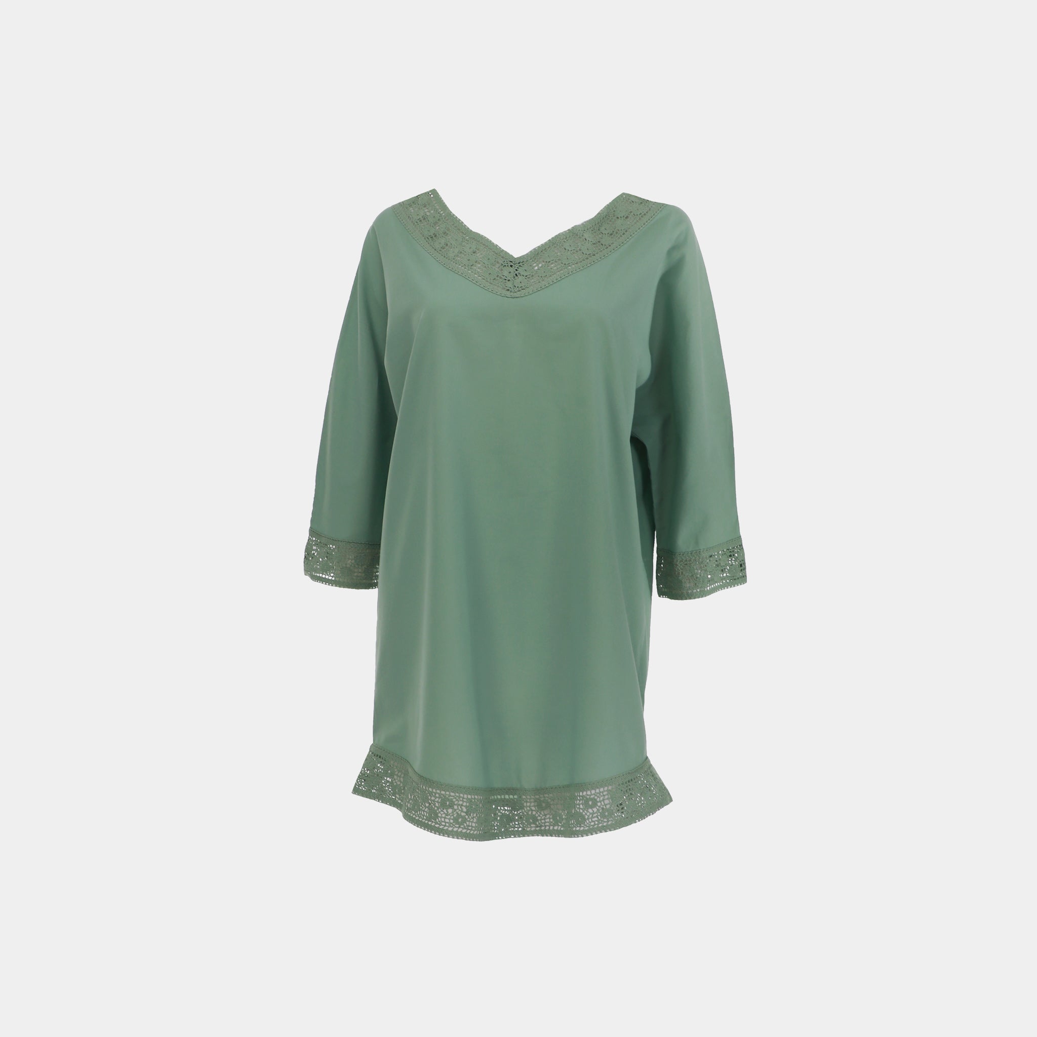 THERESA leichtes Sommerkleid Olive