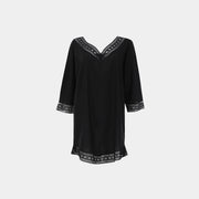 THERESA leichtes Sommerkleid schwarz