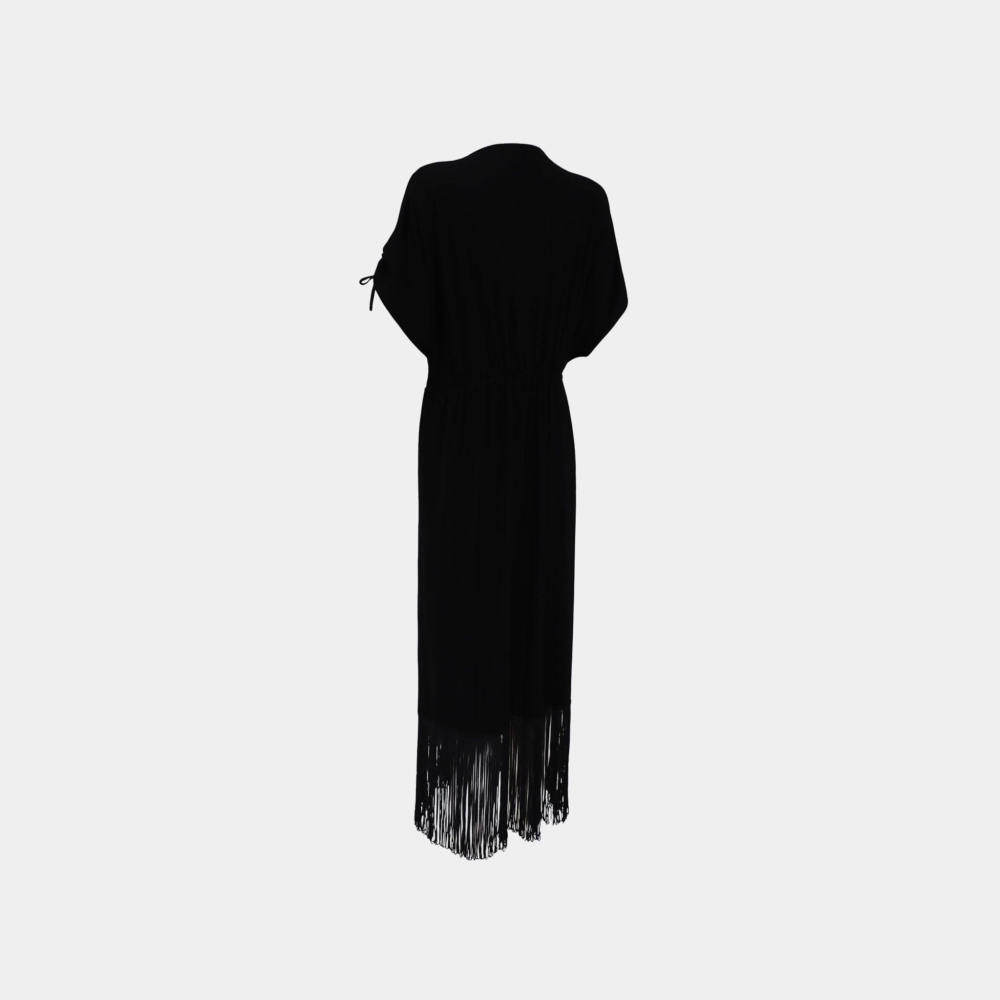 VIKTORIA langes Fransenkleid "blickdicht"